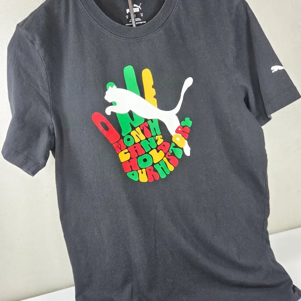 PUMA Black History Month “One Month Can’t Hold Our History” T-Shirt Men’s M